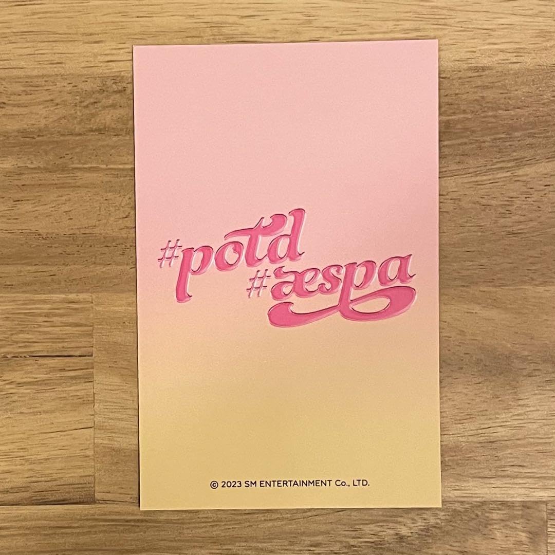 Amazon.co.jp: aespa potd 展示会 MD ランダムトレカ A カリナ 3